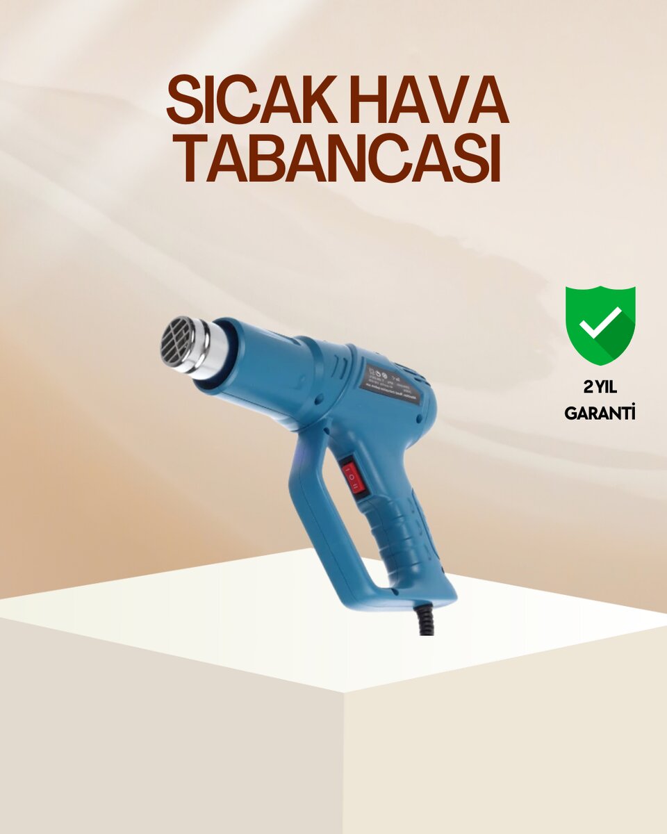 Endüstriyel 2000W Isı Tabancası Plastik Boru Lehim Boya Çıkarma 1 Endüstriyel 2000W Isı Tabancası Plastik Boru Lehim Boya Çıkarma