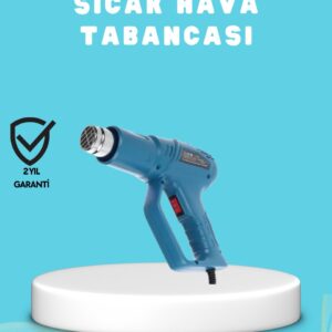 2000W Sıcak Hava Üfleme Tabancası Seramik Rezistanslı Profesyonel