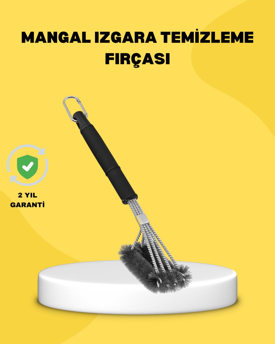 Grill ve Mangal Izgara Temizlik Aparatı 1 Grill ve Mangal Izgara Temizlik Aparatı