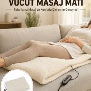 Vücut Masaj Matı Isı Terapili ve Çok Bölgeli Masaj Yeni Nesil