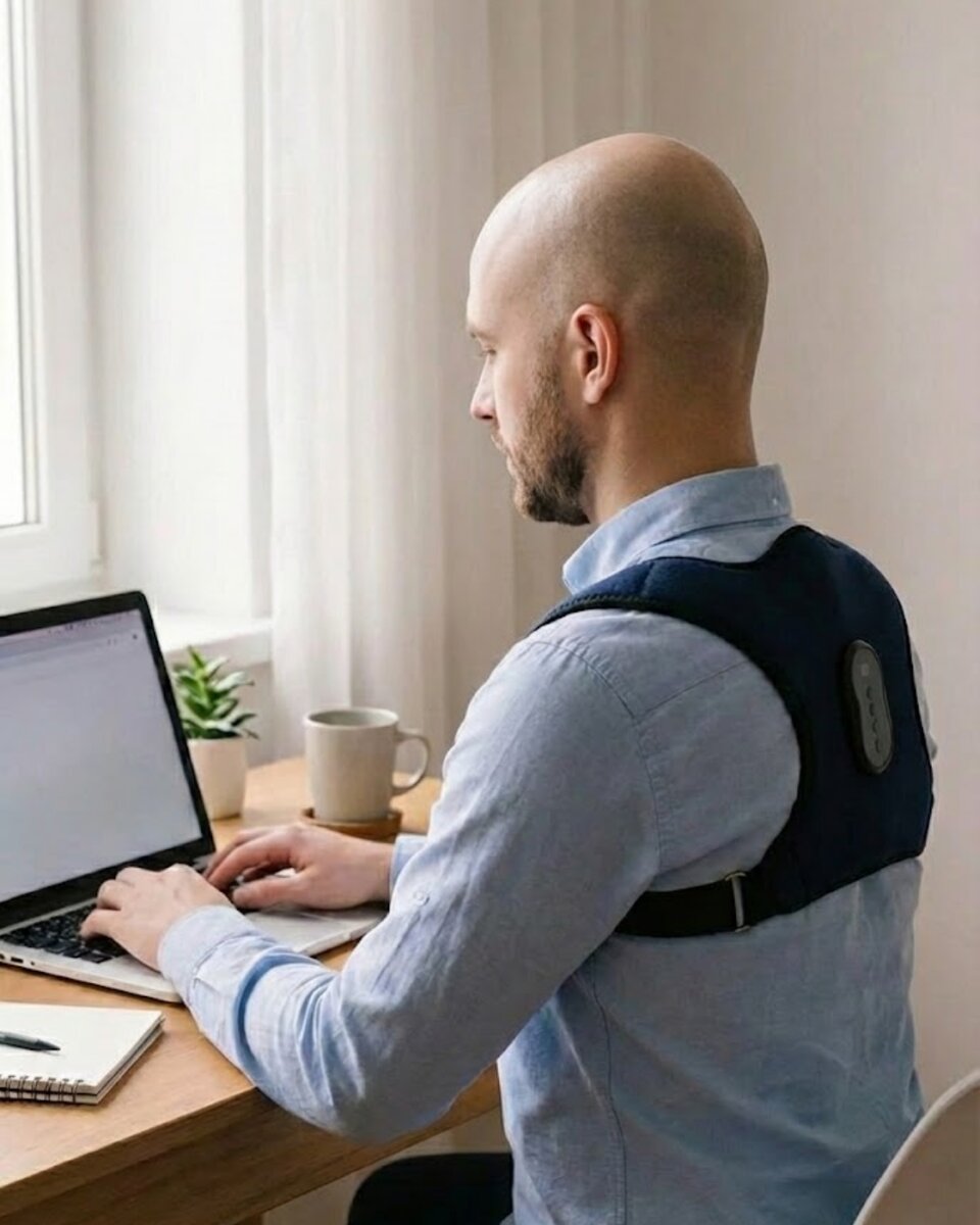 Akıllı Postür Düzeltici Masaj Kemeri Medikal Destekli 1 Akıllı Postür Düzeltici Masaj Kemeri Medikal Destekli