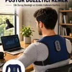 Postür Düzeltici Masaj Kemeri Titreşim Isıtma ve Destek Sistemi Yeni Nesil