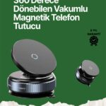 360° Ayarlanabilir Manyetik Araç Telefon Tutucu – Kompakt ve Pratik Tasarım