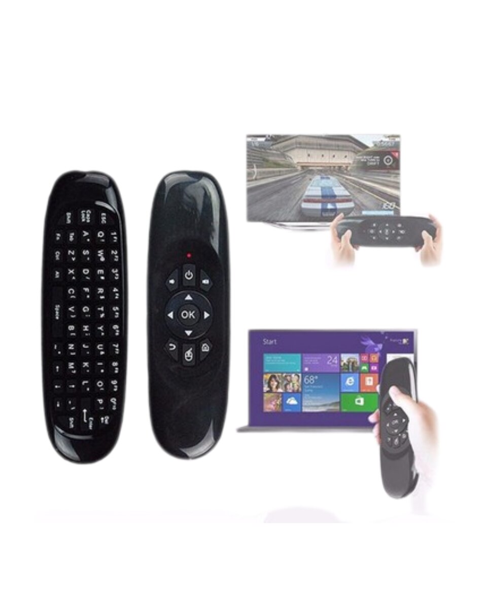 Kablosuz Air Mouse Mini Klavye Çok Fonksiyonlu 3 Kablosuz Air Mouse Mini Klavye Çok Fonksiyonlu - Görsel 3