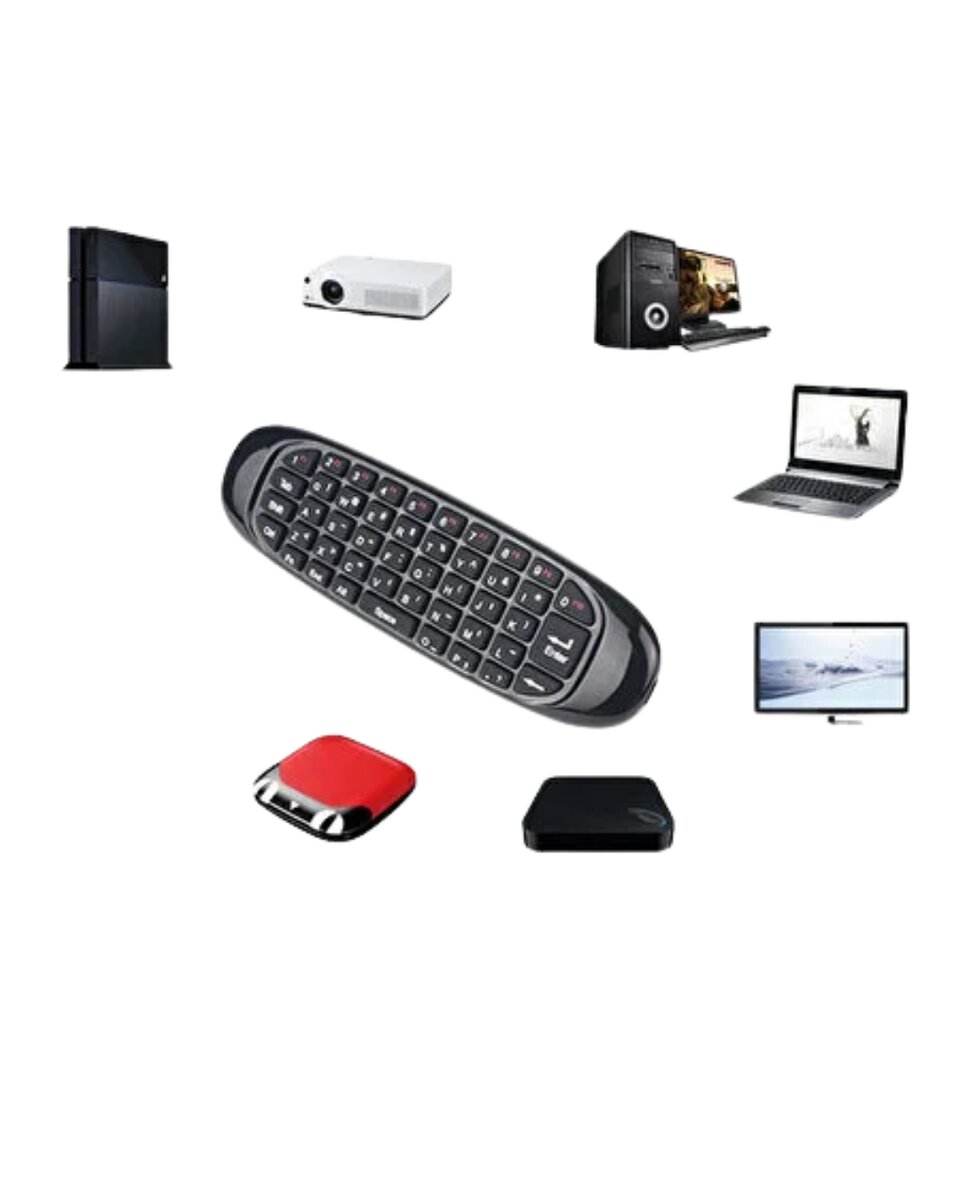 Android TV ve PC Uyumlu Kablosuz Hava Fareli Kumanda 4 Android TV ve PC Uyumlu Kablosuz Hava Fareli Kumanda - Görsel 4