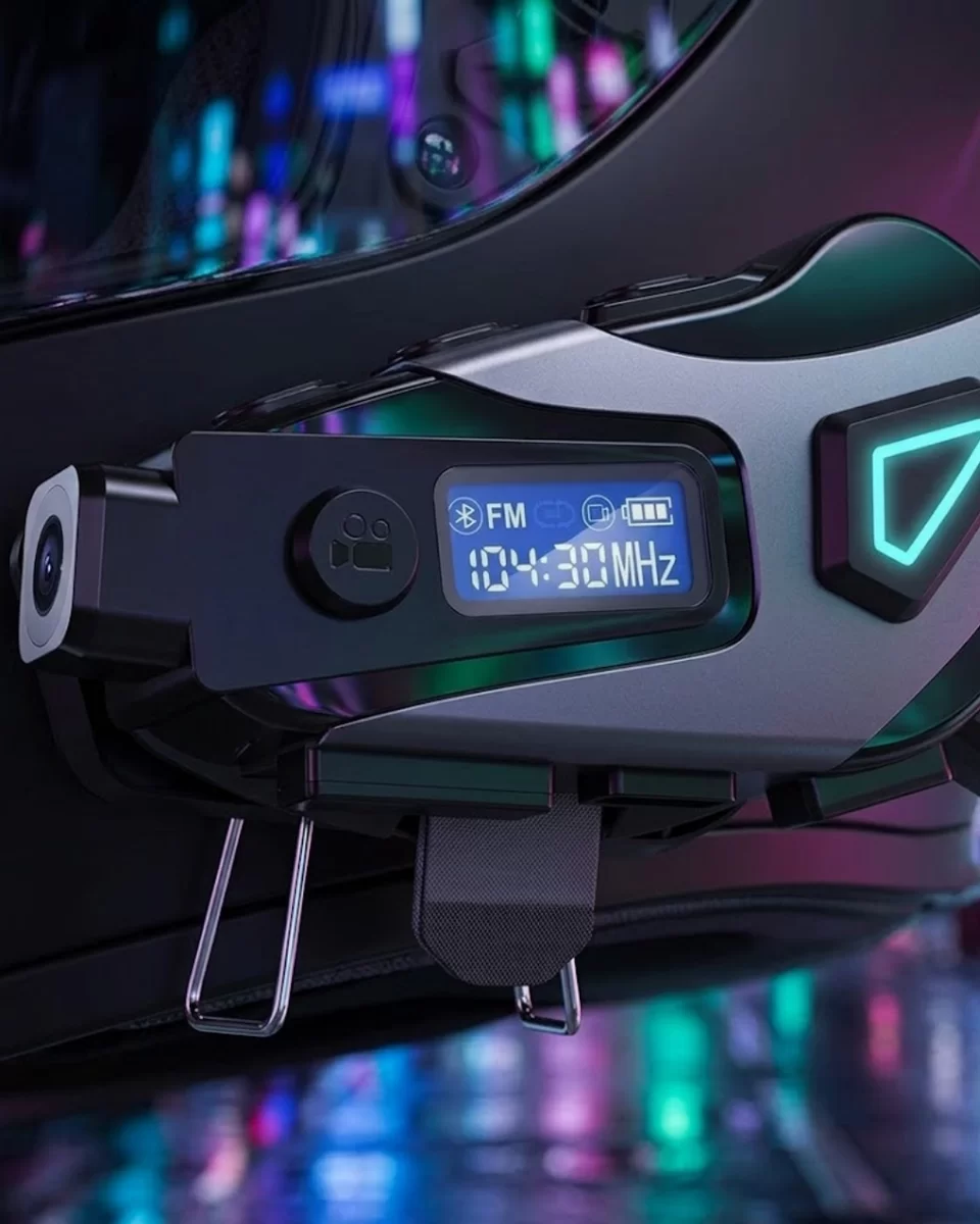 Motosiklet Kask Kulaklığı Bluetooth 5.3 Kamera ve FM Radyo Destekli 1 Motosiklet Kask Kulaklığı Bluetooth 5.3 Kamera ve FM Radyo Destekli