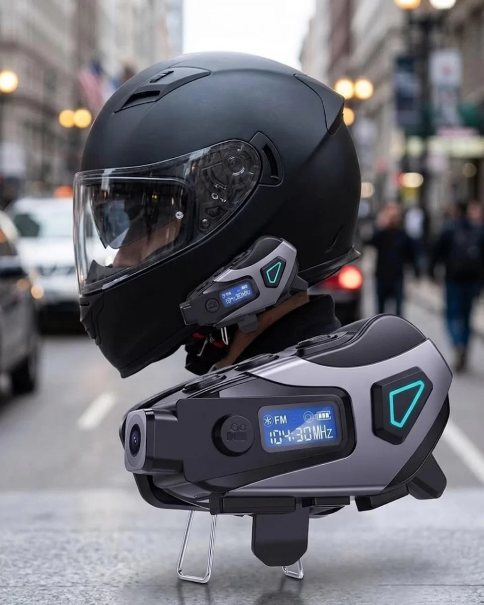 Motosiklet Kask Bluetooth Kulaklık Uzun Pil Ömrü Kamera ve Sesli Komut Destekli 1 Motosiklet Kask Bluetooth Kulaklık Uzun Pil Ömrü Kamera ve Sesli Komut Destekli