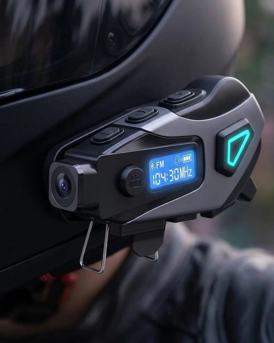 Kask İçi Bluetooth Kulaklık Kamera ve Fener Özellikli Su Geçirmez Dayanıklı Tasarım 1 Kask İçi Bluetooth Kulaklık Kamera ve Fener Özellikli Su Geçirmez Dayanıklı Tasarım