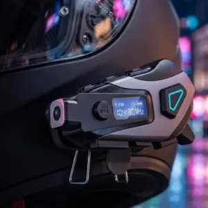 Kask İçi Bluetooth Kulaklık Kamera Özellikli Uzun Pil Ömrü ve Su Geçirmez