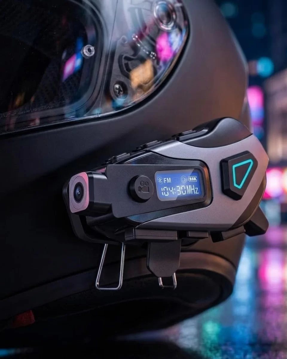 Kask İçi Bluetooth Kulaklık Kamera Özellikli Uzun Pil Ömrü ve Su Geçirmez 1 Kask İçi Bluetooth Kulaklık Kamera Özellikli Uzun Pil Ömrü ve Su Geçirmez