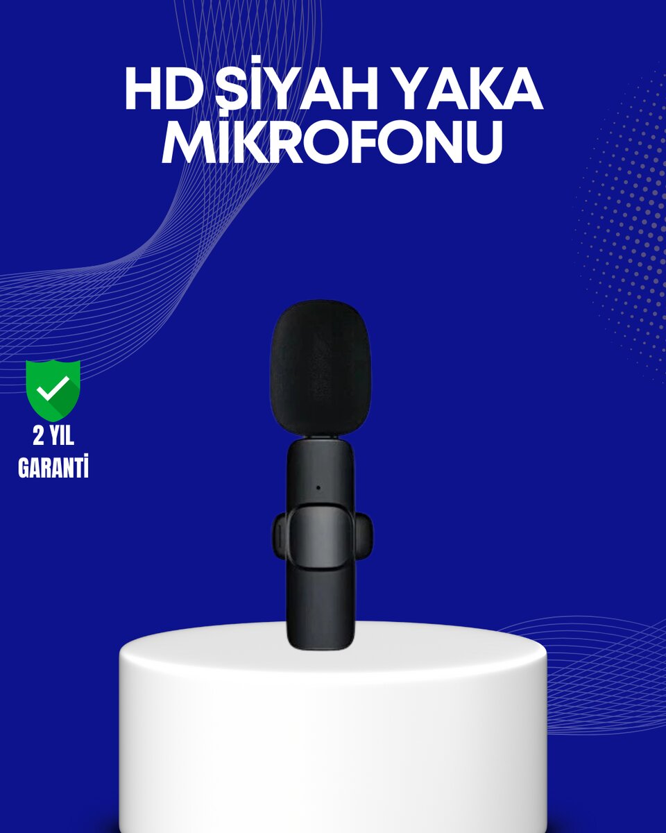 Lightning Girişli 2’li Kablosuz Yaka Mikrofonu Çift Kişilik Kayıt 1 Lightning Girişli 2’li Kablosuz Yaka Mikrofonu Çift Kişilik Kayıt