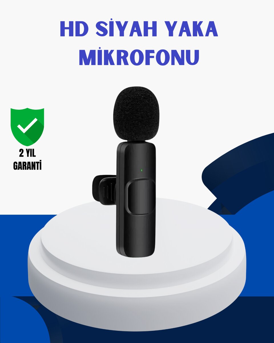 iPhone İçin Çift Mikrofonlu Telsiz Yaka Mikrofonu 360 Derece HD Ses 1 iPhone İçin Çift Mikrofonlu Telsiz Yaka Mikrofonu 360 Derece HD Ses