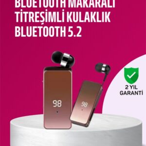 Yaka Klipsli Kablosuz Kulaklık – Eller Serbest Konforuyla Günlük Yaşama Uyum Sağlar
