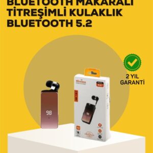 LED Ekranlı Ses Kontrol Düğmeli Kulaklık – Şarj Durumunu ve Ses Seviyesini Anında Yönetin