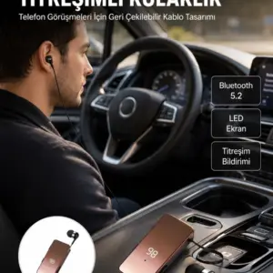 Ultra Hızlı Şarj Özellikli Type-C Bluetooth Kulaklık – 10 Dakikada %50 Şarj 20 Dakikada Tam Dolum Yeni Nesil