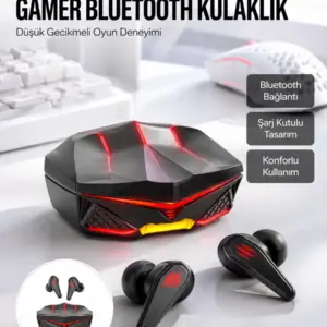 Bluetooth Kulaklık HD Ses Kaliteli Işıklı Metal Kasa Ios Android Uyumlu Mikrofonlu Yeni Nesil