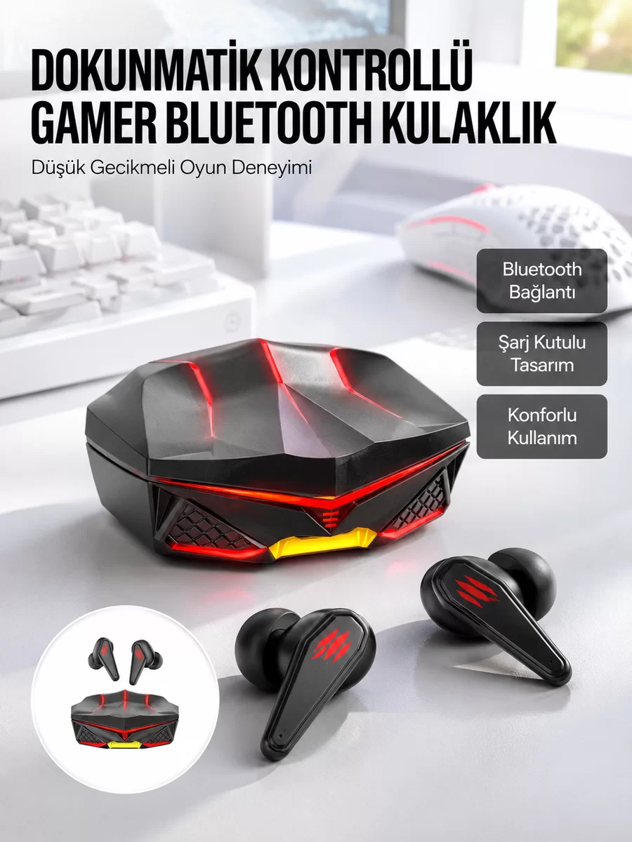 Bluetooth Kulaklık HD Ses Kaliteli Işıklı Metal Kasa Ios Android Uyumlu Mikrofonlu Yeni Nesil 1 Bluetooth Kulaklık HD Ses Kaliteli Işıklı Metal Kasa Ios Android Uyumlu Mikrofonlu Yeni Nesil