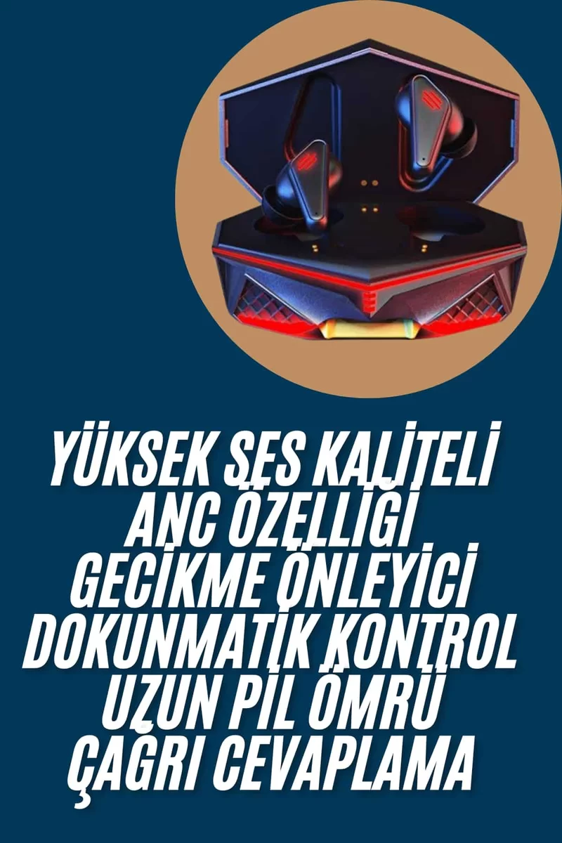 Profesyonel TWS Işıklı Kablosuz Bluetooth Kulaklık Oyuncu Kulaklığı Yeni Nesil 2 Profesyonel TWS Işıklı Kablosuz Bluetooth Kulaklık Oyuncu Kulaklığı Yeni Nesil - Görsel 2