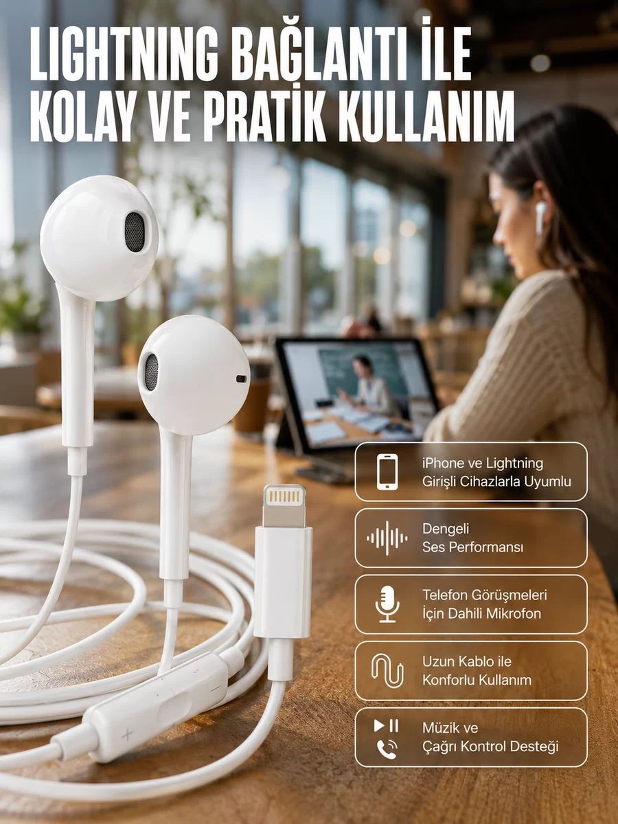 Konforlu Ergonomik Kare Tasarımlı Müzik ve Çağrı Kulaklığı Yeni Nesil 1 Konforlu Ergonomik Kare Tasarımlı Müzik ve Çağrı Kulaklığı Yeni Nesil
