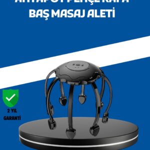 Elektrikli Saç Derisi Masaj Aleti Çok Noktalı 8 Kollu Titreşimli Masaj