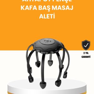 Saç Derisi Masaj Aleti 8 Bağımsız Kol 3 Modlu Derin Rahatlama