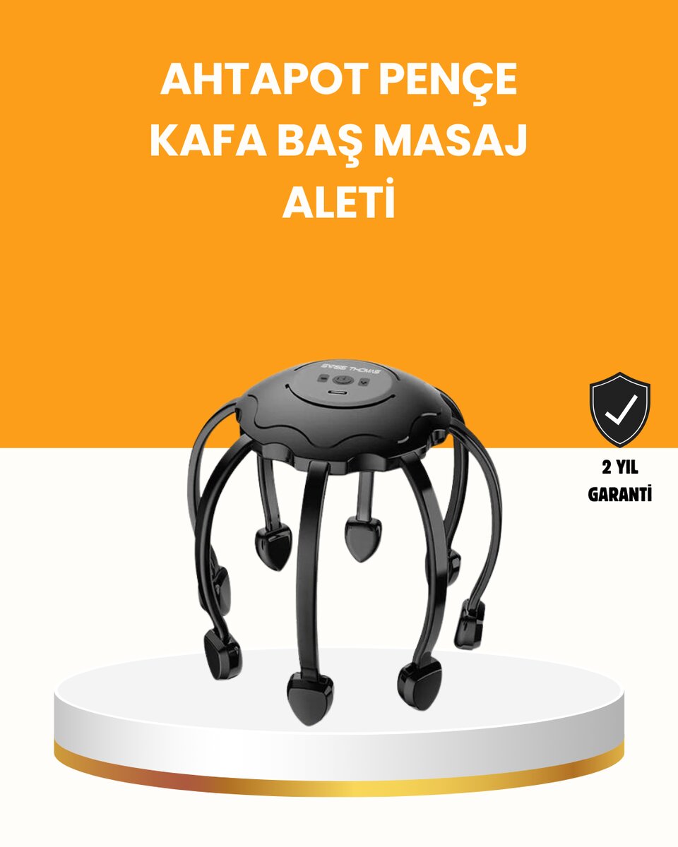 Saç Derisi Masaj Aleti 8 Bağımsız Kol 3 Modlu Derin Rahatlama 1 Saç Derisi Masaj Aleti 8 Bağımsız Kol 3 Modlu Derin Rahatlama