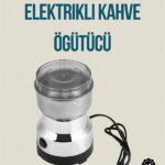 Kompakt Elektrikli Kahve ve Baharat Öğütücü | 14500 Devir, Şeffaf Kapaklı, Hediye İçin İdeal