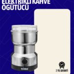 Elektrikli Sessiz Kahve Öğütücü | Çok Fonksiyonlu, 200W, AB Fişli, Kolay Temizlenir