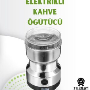 Kahve ve Baharat Değirmeni | Kompakt, Hafif, Hızlı Öğütme, Şeffaf Kapaklı, Kolay Kullanım