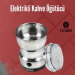 Paslanmaz Çelik Elektrikli Kahve Değirmeni | Sessiz, Hızlı, Çok Amaçlı Öğütücü (200W)