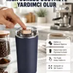 Kahve ve Baharat Öğütücü Kolay Temizlenebilir Paslanmaz Çelik Taşınabilir