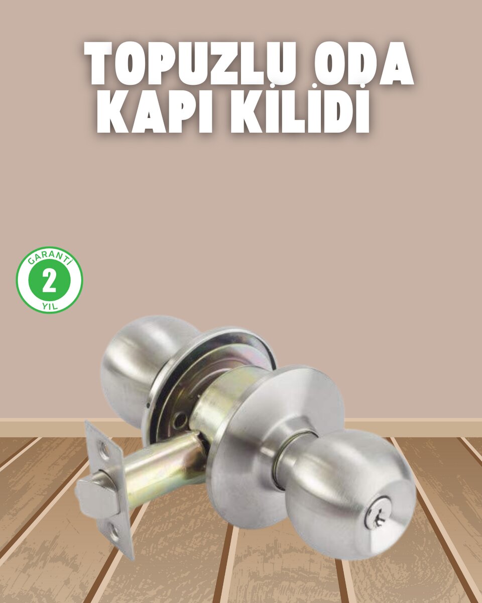 İç ve Dış Mekan Uyumlu Giriş Tipi Topuzlu Kilit 1 İç ve Dış Mekan Uyumlu Giriş Tipi Topuzlu Kilit