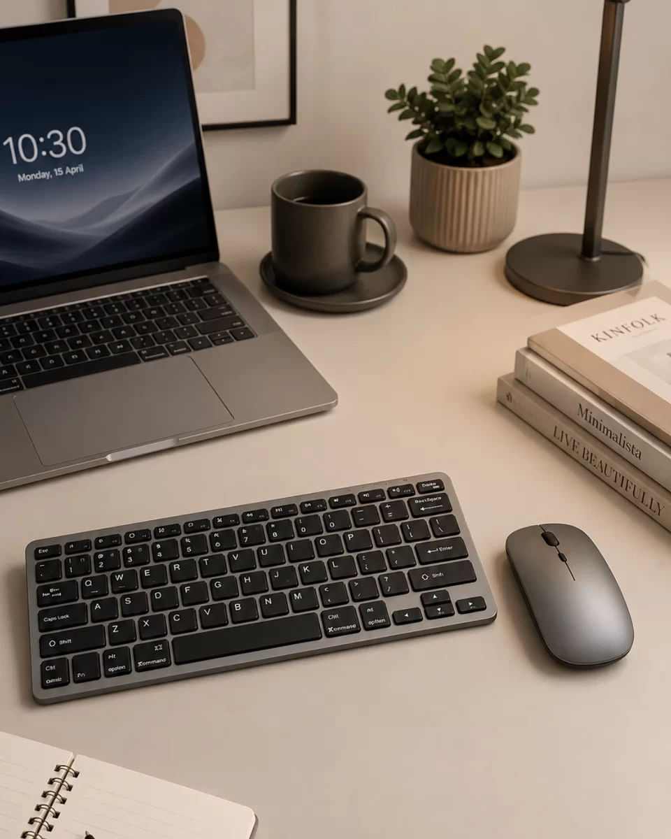 Bluetooth ve 2.4G Destekli Kablosuz Klavye Mouse Seti Şarj Edilebilir 1 Bluetooth ve 2.4G Destekli Kablosuz Klavye Mouse Seti Şarj Edilebilir