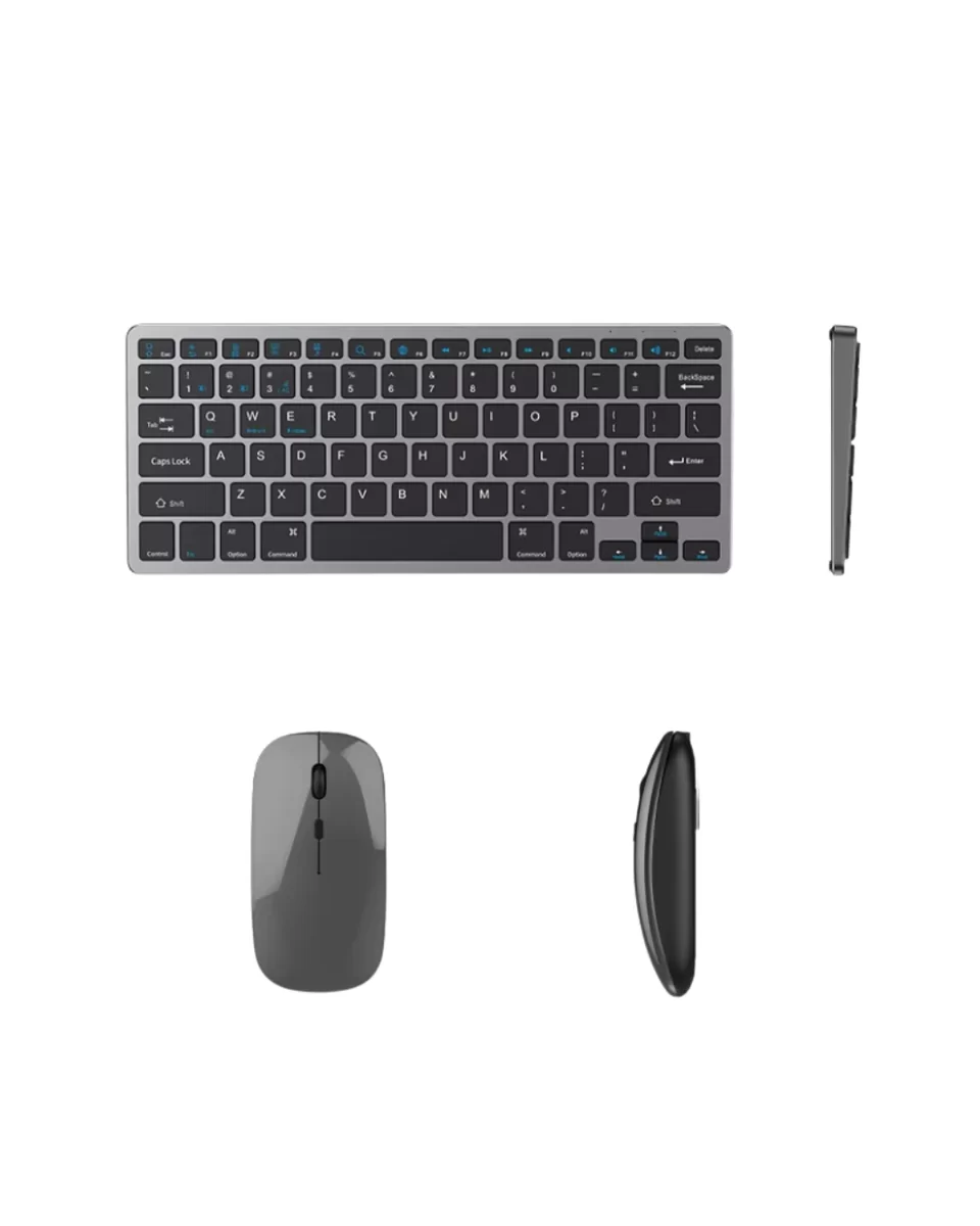 Bluetooth ve 2.4G Destekli Kablosuz Klavye Mouse Seti Şarj Edilebilir 3 Bluetooth ve 2.4G Destekli Kablosuz Klavye Mouse Seti Şarj Edilebilir - Görsel 3