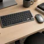 Şarjlı Kablosuz Klavye ve Mouse Seti Kompakt Taşınabilir Tasarım