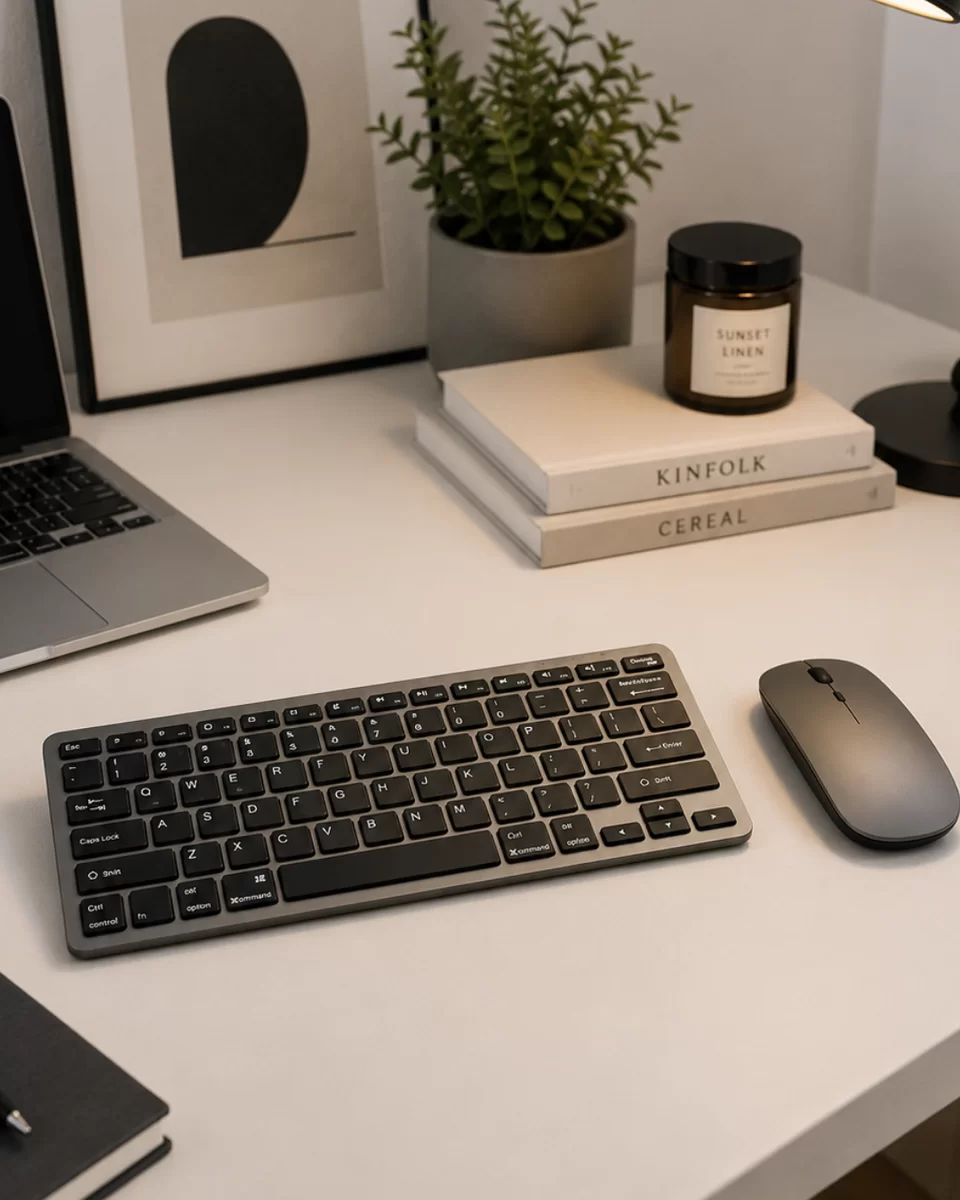 Sessiz Kullanım Sunan Bluetooth Klavye Mouse Seti Çoklu Cihaz Uyumlu 1 Sessiz Kullanım Sunan Bluetooth Klavye Mouse Seti Çoklu Cihaz Uyumlu