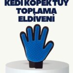 Yumuşak Silikonlu Kedi ve Köpek Tüy Toplama Eldiveni – Masaj Etkili Tüy Dökülme Önleyici