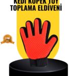 Kedi ve Köpekler İçin Tüy Toplama Eldiveni – Yumuşak Silikonlu Masaj Eldiveni