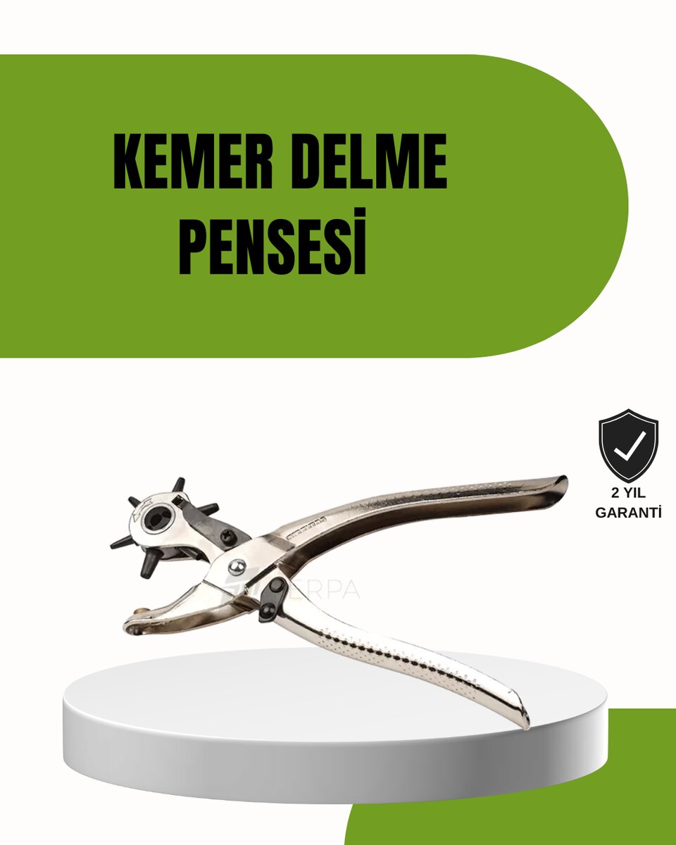 Deride Kemer Çanta Ayakkabı Delme Pensesi 6 Uçlu Döner Başlıklı Tamir Aleti 1 Deride Kemer Çanta Ayakkabı Delme Pensesi 6 Uçlu Döner Başlıklı Tamir Aleti