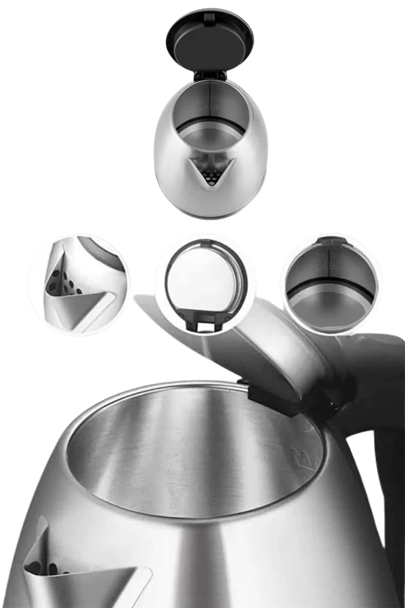 Çelik Su Isıtıcı Kettle Dayanıklı Paslanmaz Çelik Uzun Ömürlü 3 Çelik Su Isıtıcı Kettle Dayanıklı Paslanmaz Çelik Uzun Ömürlü - Görsel 3