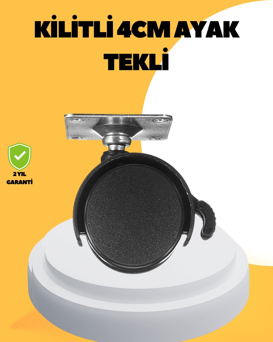 4 cm Kilitli Mobilya Tekerleği Tekli Sessiz ve Dayanıklı 1 4 cm Kilitli Mobilya Tekerleği Tekli Sessiz ve Dayanıklı