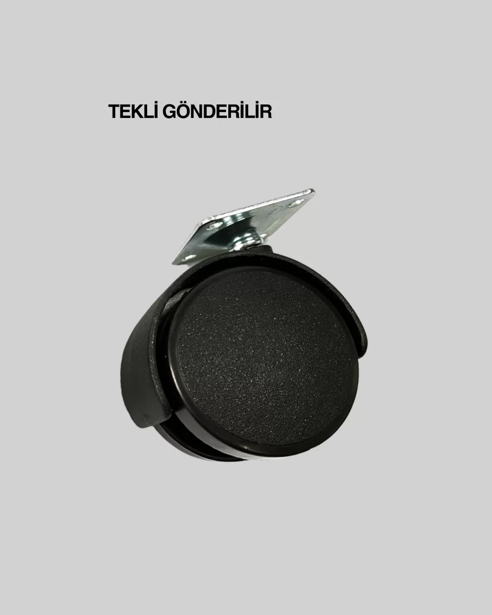 Kilitsiz 6 cm Tekerlek Ayak Tek Adet 3 Kilitsiz 6 cm Tekerlek Ayak Tek Adet - Görsel 3