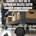 6 cm Döner Kilitsiz Ayak Tek Parça
