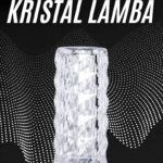 Kristal Lamba Masa Lambası Şarjlı Masa Lambası Dokunmatik Sensör Usb Şarjlı