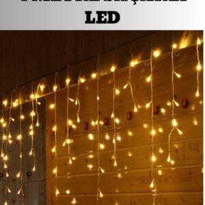 4 Metre Şelale Led Işık Perdesi Dekoratif