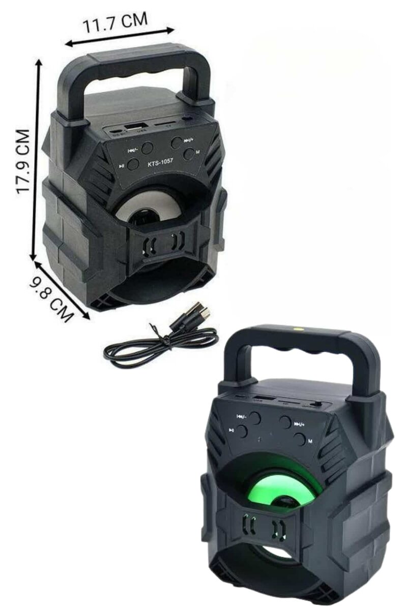 Kablosuz Bluetooth Hoparlör Ses Bombası RGB Işıklı Taşınabilir Yüksek Ses Kaliteli 4 Kablosuz Bluetooth Hoparlör Ses Bombası RGB Işıklı Taşınabilir Yüksek Ses Kaliteli - Görsel 4