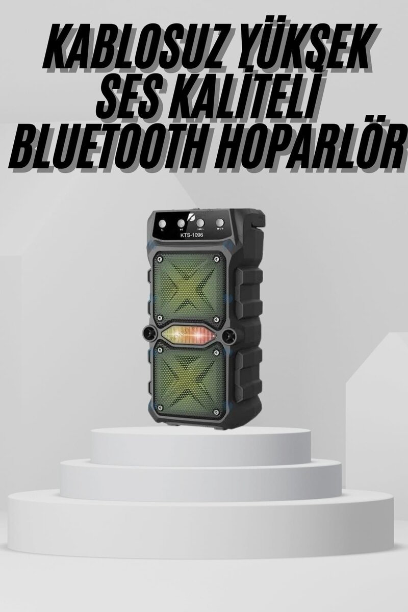 Bluetooth Hoparlör Yüksek Ses Kaliteli Büyük Boy Çift Çıkışlı Ses Bombası 1 Bluetooth Hoparlör Yüksek Ses Kaliteli Büyük Boy Çift Çıkışlı Ses Bombası