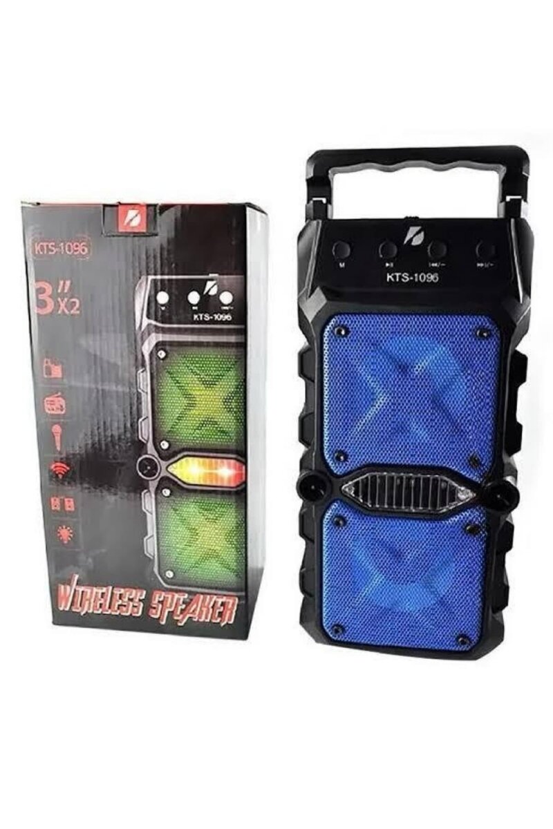 Bluetooth Hoparlör Yüksek Ses Kaliteli Büyük Boy Çift Çıkışlı Ses Bombası 2 Bluetooth Hoparlör Yüksek Ses Kaliteli Büyük Boy Çift Çıkışlı Ses Bombası - Görsel 2