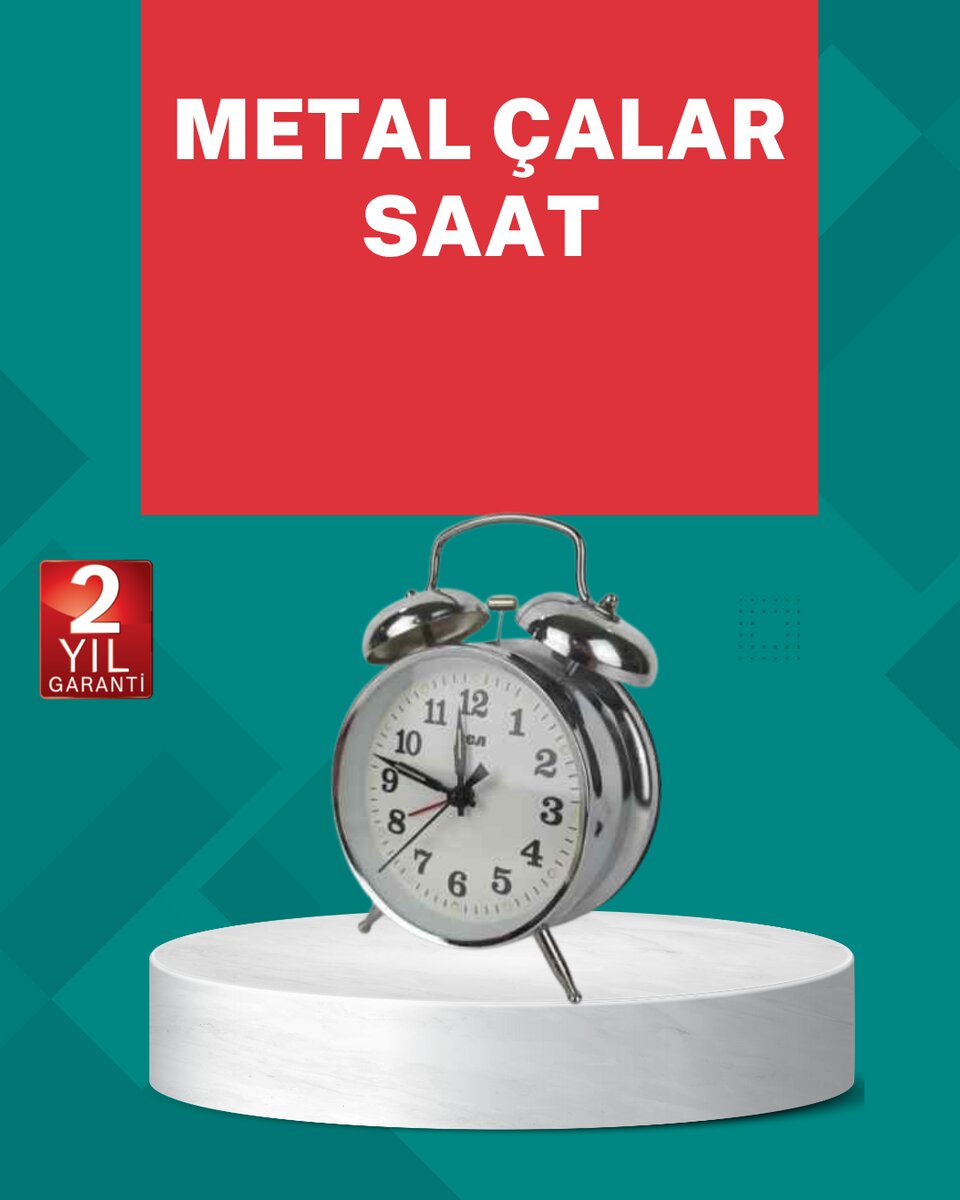 Dekoratif Gümüş Işıklı Alarmlı Masa Saati Sessiz Mekanizma 1 Dekoratif Gümüş Işıklı Alarmlı Masa Saati Sessiz Mekanizma