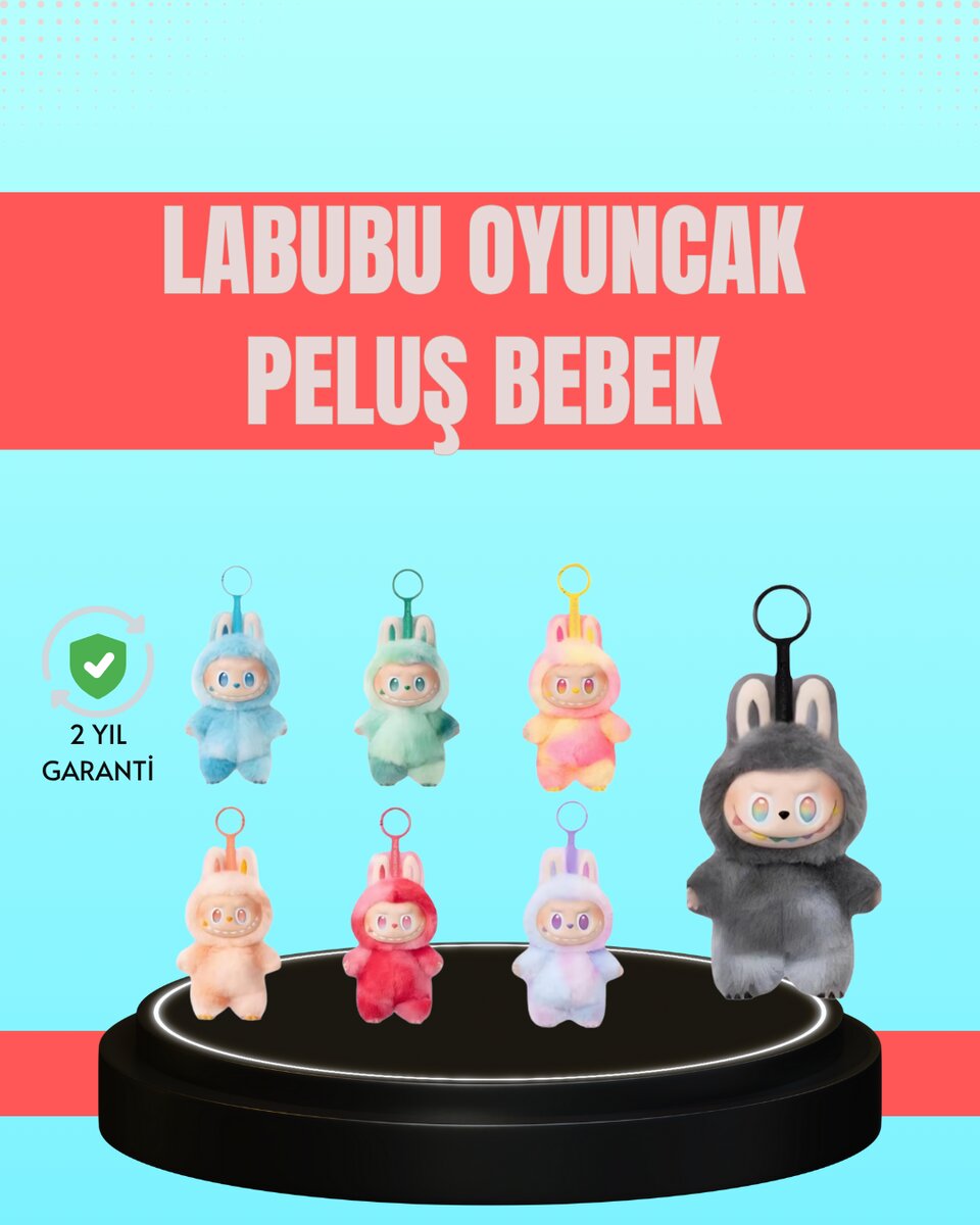 Yumuşak Kumaşlı 20 cm Labubu Peluş – 3 Yaş Üzeri Uygun 1 Yumuşak Kumaşlı 20 cm Labubu Peluş – 3 Yaş Üzeri Uygun